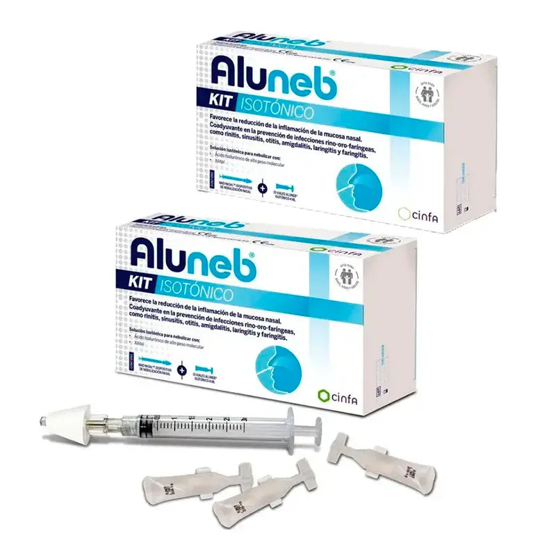 Aluneb Isotonic Kit, Embalagem 2 x 15 frascos