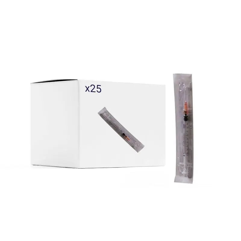 Alvita Pack Seringa de Insulina com Agulha Estéril 1 Ml (0,5X16Mm), 25 unidades.