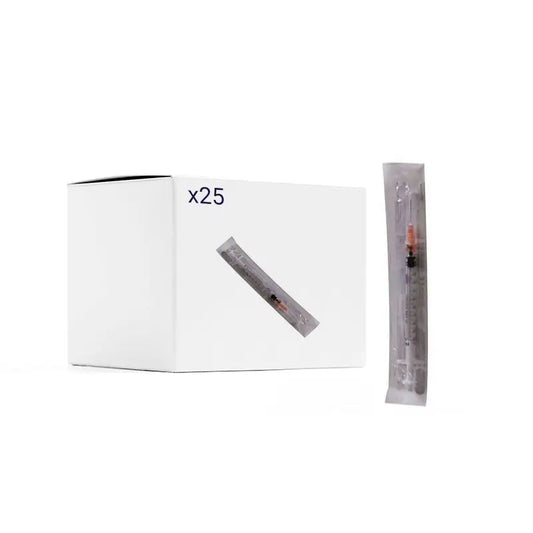 Alvita Pack Seringa de Insulina com Agulha Estéril 1 Ml (0,5X16Mm), 25 unidades.