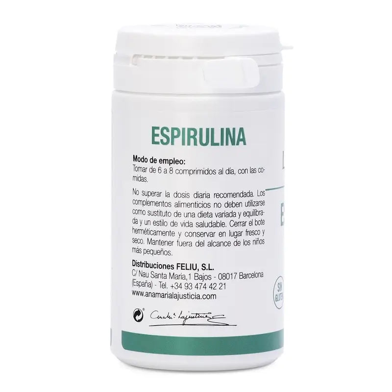 Ana Maria Lajusticia Spirulina, 160 comprimidos