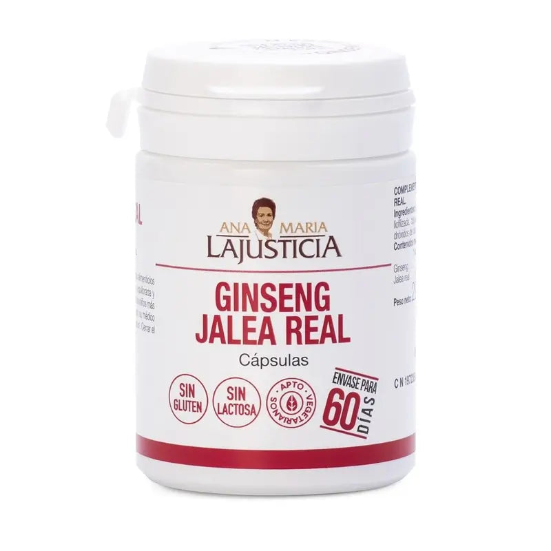 Ana Maria Lajusticia Ginseng com Geleia Real, 60 cápsulas
