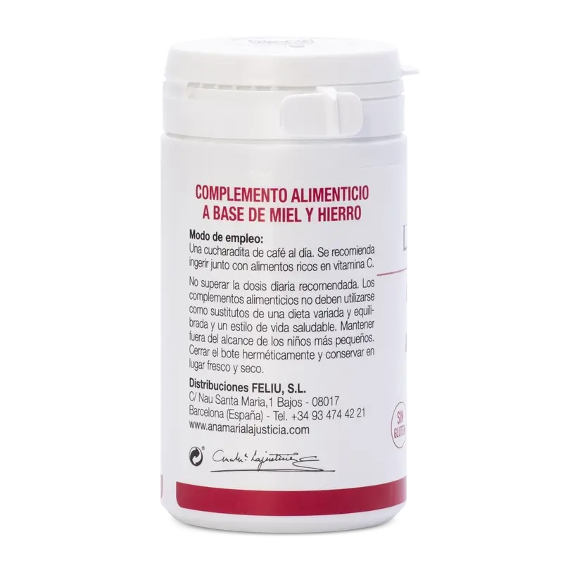 Ana Maria Lajusticia Ferro com mel, 135 g