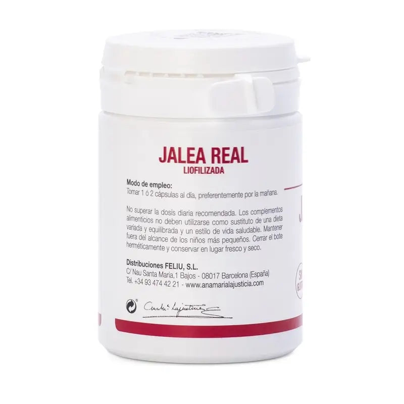 Ana Maria Lajusticia Geleia Real liofilizada, 60 cápsulas