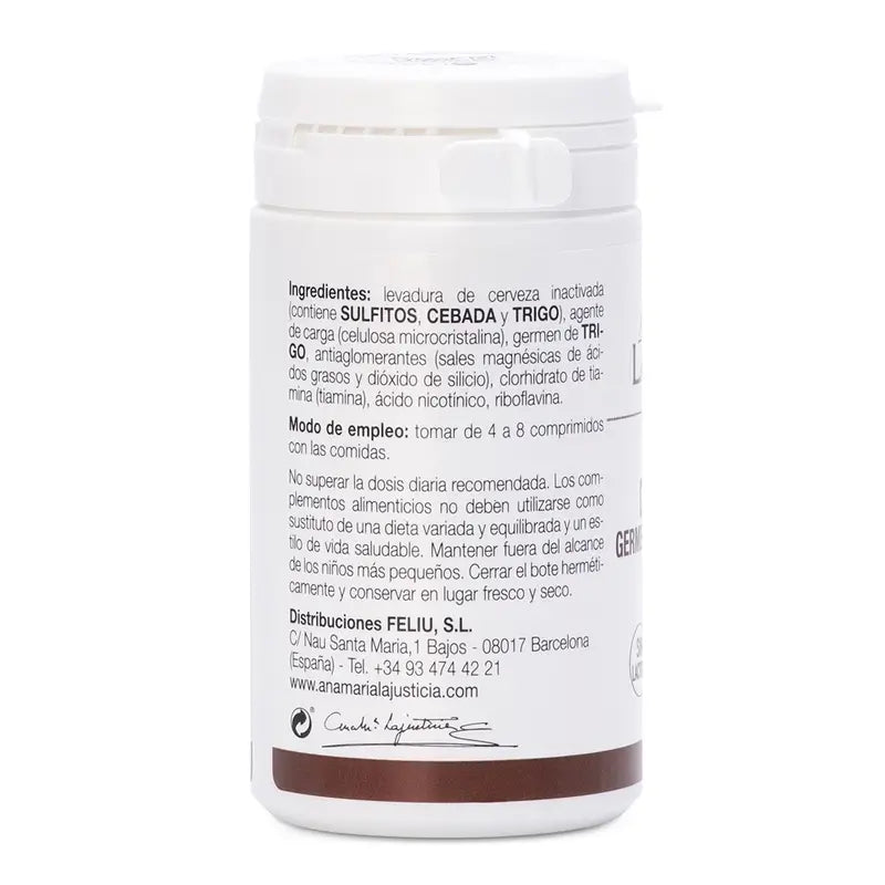 Ana Maria Lajusticia Levedura de cerveja, 80 comprimidos