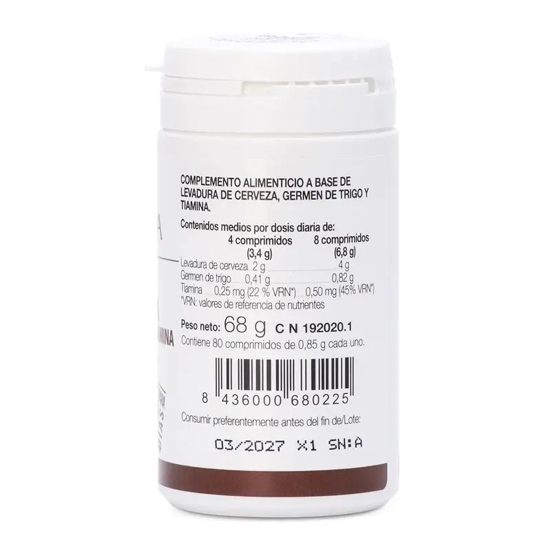 Ana Maria Lajusticia Levedura de cerveja, 80 comprimidos