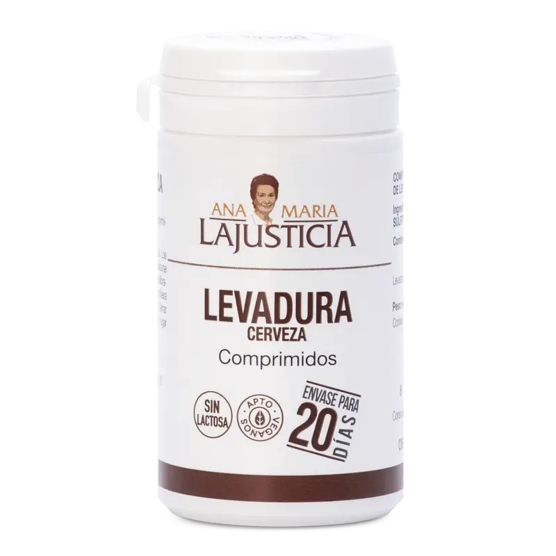 Ana Maria Lajusticia Levedura de cerveja, 80 comprimidos