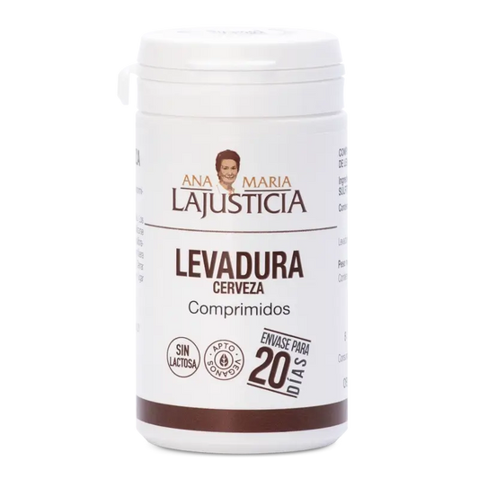 Ana Maria Lajusticia Levedura de cerveja, 80 comprimidos