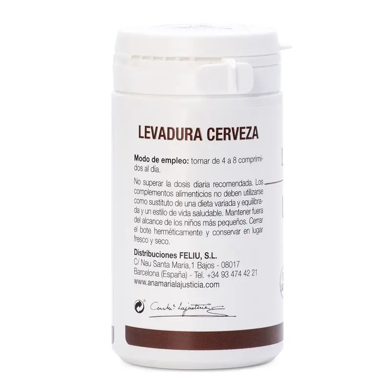 Ana Maria Lajusticia Levedura de cerveja + Germe de trigo + Tiamina (B1), 80 comprimidos