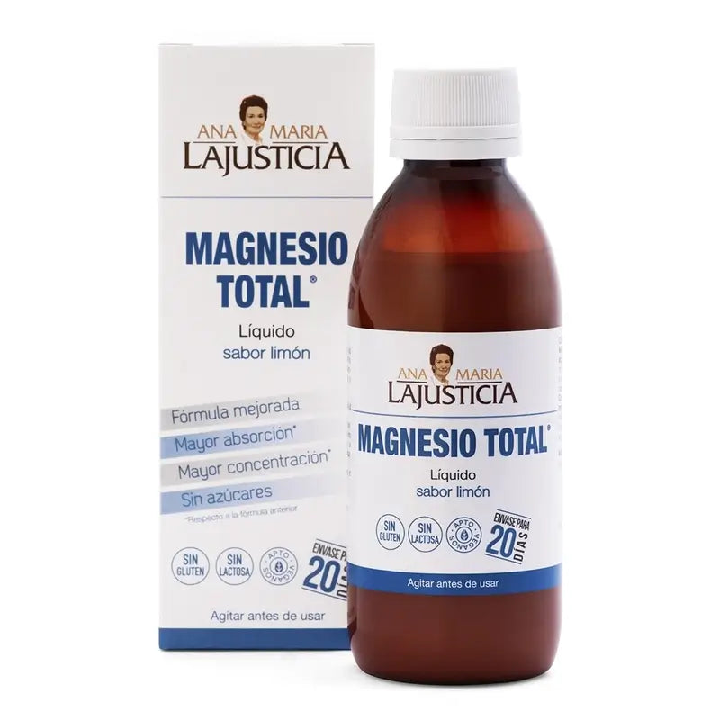 Ana Maria Lajusticia Magnesio Total sabor a limão, 200 ml