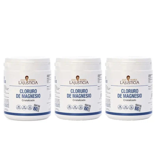 Ana Maria Lajusticia Cloreto de Magnésio Cristalizado, 3x400 g