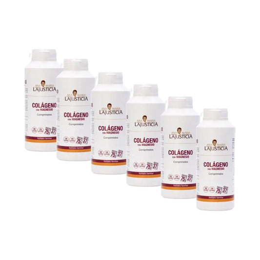 Ana Maria Lajusticia Colagénio com Magnésio, Embalagem 6 x 450 comprimidos