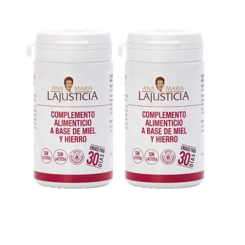 Ana Maria Lajusticia Ferro com mel, 2x135 g