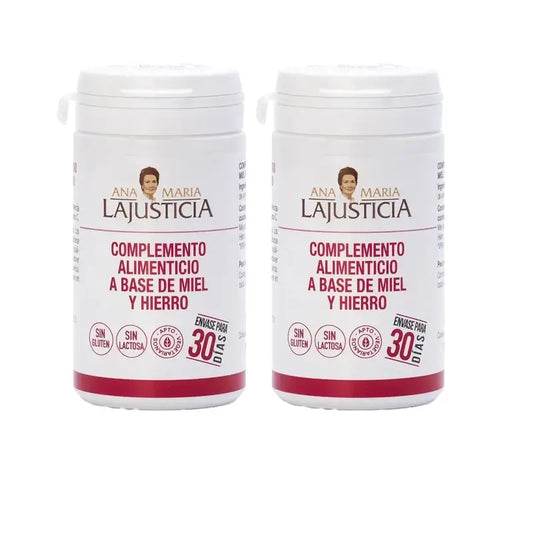 Ana Maria Lajusticia Ferro com mel, 2x135 g