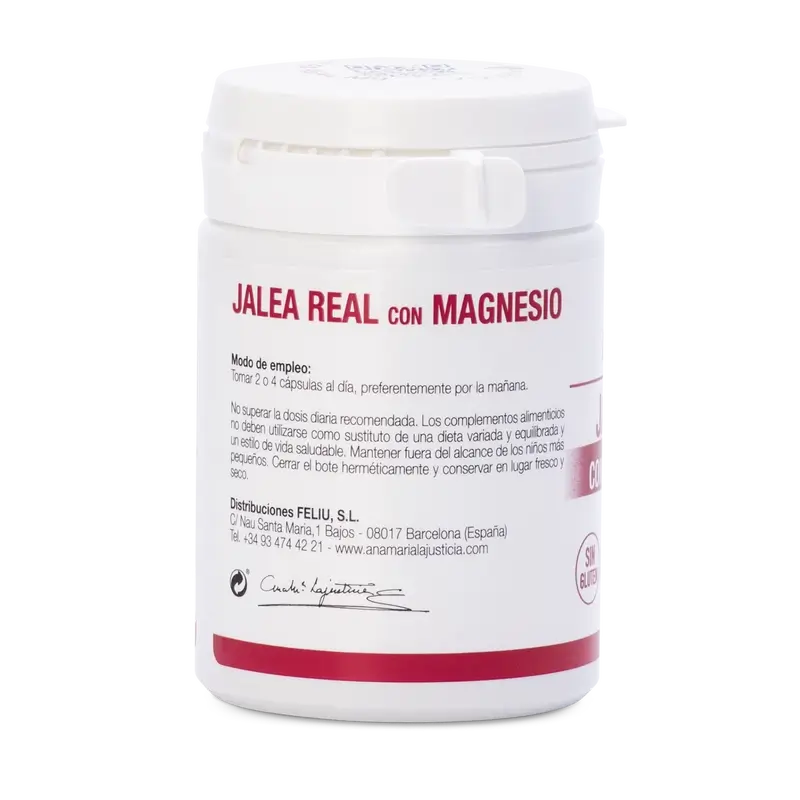 Ana Maria Lajusticia Geleia Real com Magnésio 60Cap.