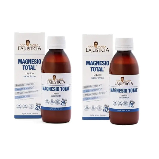 Ana Maria Lajusticia Magnesio Total Sabor a Limão, 2x200 ml