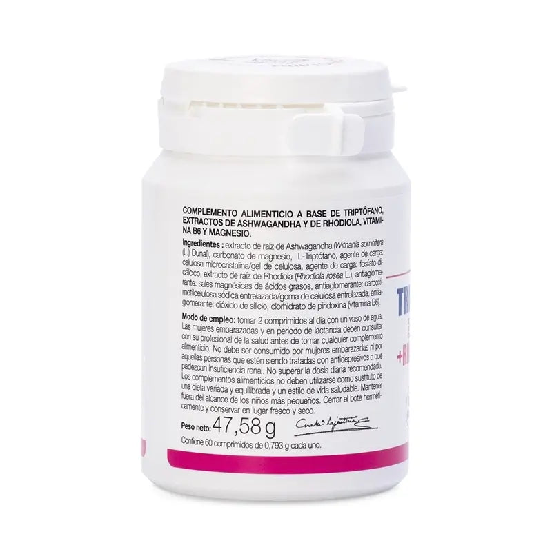 Ana Maria Lajusticia Tryptophan Plus com Ashwagandha + Rhodiola e Magnésio, 60 comprimidos