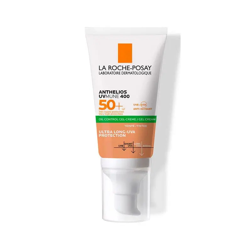 La Roche-Posay Anthelios Uv-Mune 400 Gel-Creme de Controlo de Óleo Pf50+ Cor, 50 ml