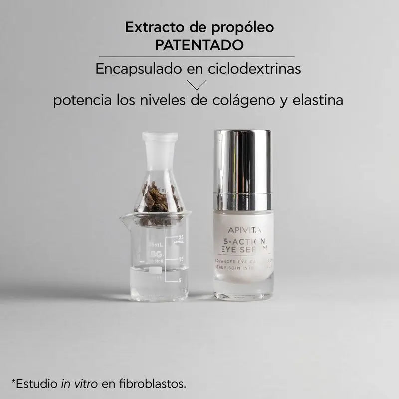 APIVITA 5-Action Eye Serum com Lírio Branco 15 ml