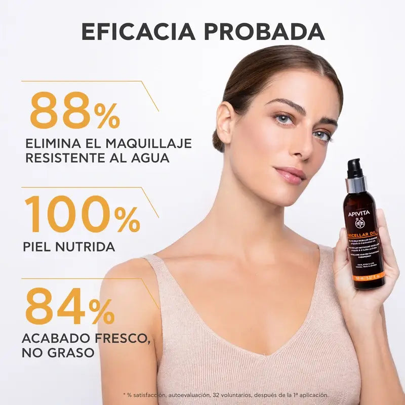 Óleo de Limpeza Micelar Apivita, 150 ml