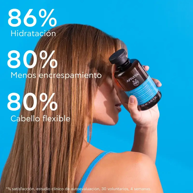 Champô Hidratante Apivita Hyaluronic Hydra, 250 Ml