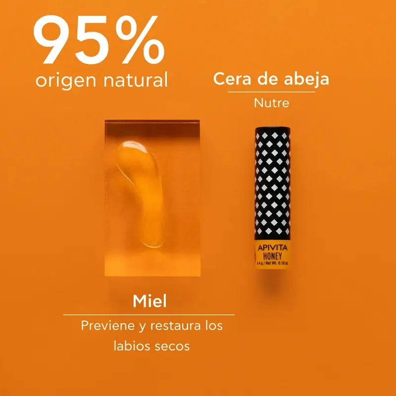 APIVITA Bálsamo labial com mel, 4 g