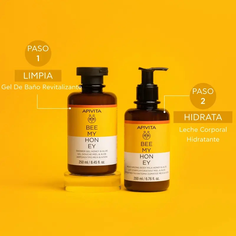Apivita Bee My Honey Gel de duche com mel e aloé, 250 ml