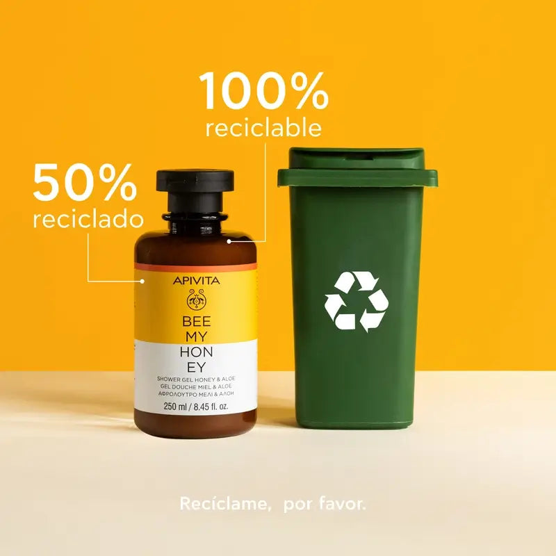 Apivita Bee My Honey Gel de duche com mel e aloé, 250 ml
