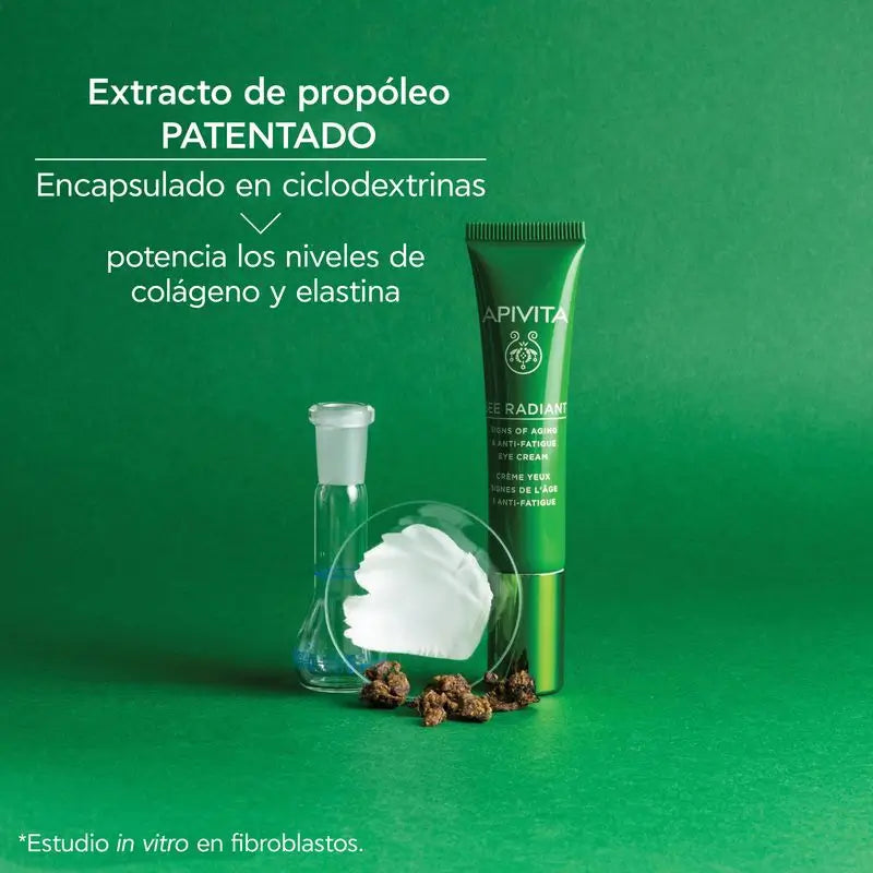 APIVITA Bee Radiant Contorno de olhos reativo à idade e anti-fadiga 15 ml