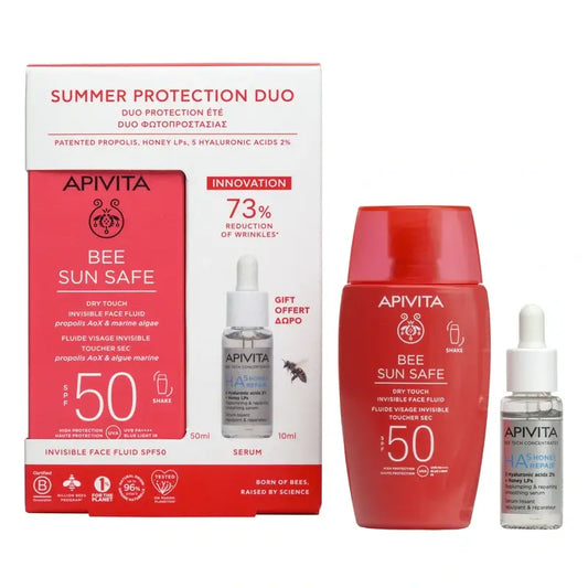 Apivita Bee Sun Safe Fluid Toque Seco Spf50, 50 ml