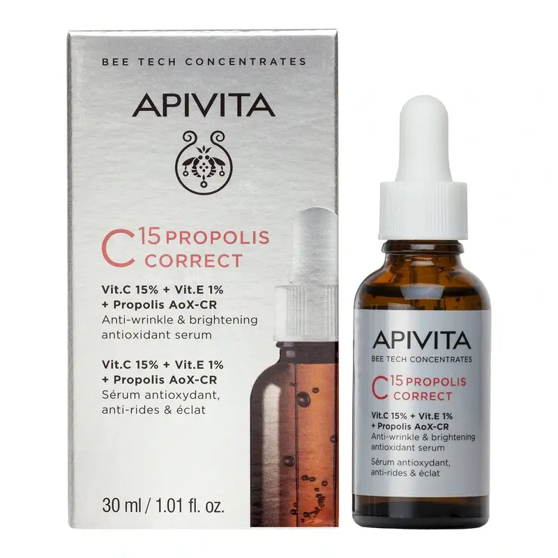 Apivita C15 Propolis Corret Sérum Corretivo, 30 ml
