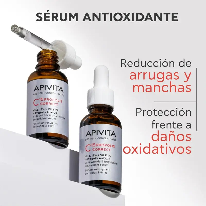 Apivita C15 Propolis Corret Sérum Corretivo, 30 ml