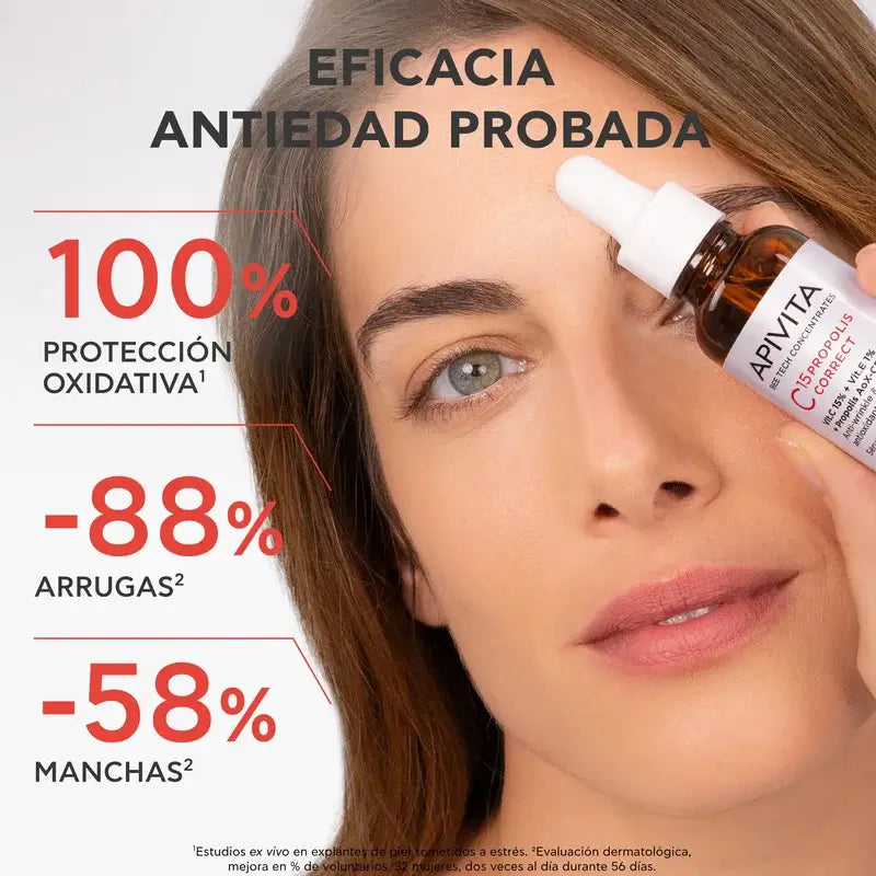 Apivita C15 Propolis Corret Sérum Corretivo, 30 ml