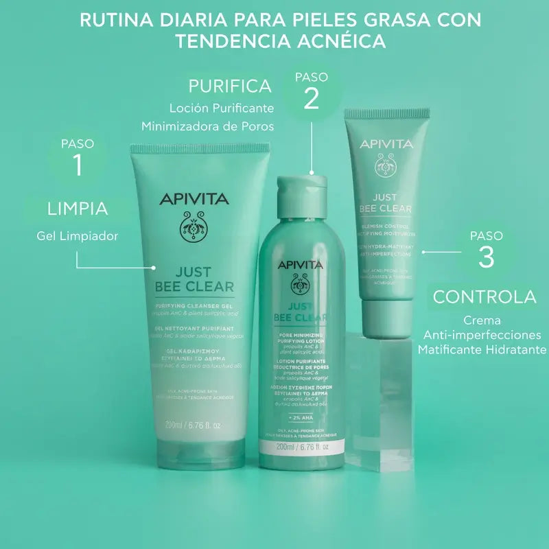 Apivita Just Bee Clear Creme Anti-Perfeições Matificante, 40 ml