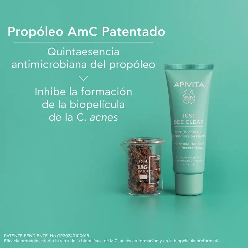 Apivita Just Bee Clear Creme Anti-Perfeições Matificante, 40 ml