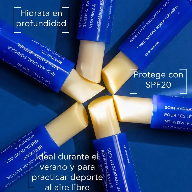 APIVITA Bálsamo labial SPF 20 com manteiga de cacau 4,4 g