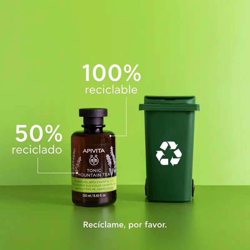 Apivita Mountain Tea Gel de Banho com Chá da Montanha 250ml