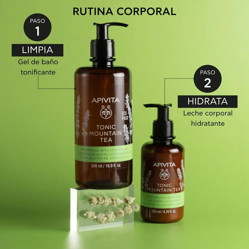 APIVITA Gel de Banho Tónico Chá da Montanha 500 ml