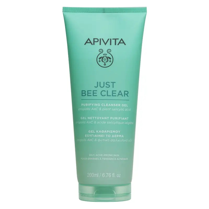 Gel de Limpeza Purificante Apivita Just Bee Clear, 200 ml