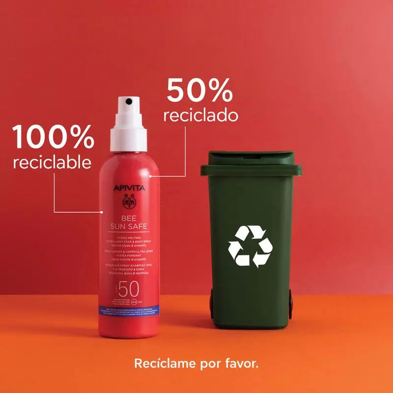 APIVITA Hydra Melting Spray Ultralight SPF 50, 200 ml