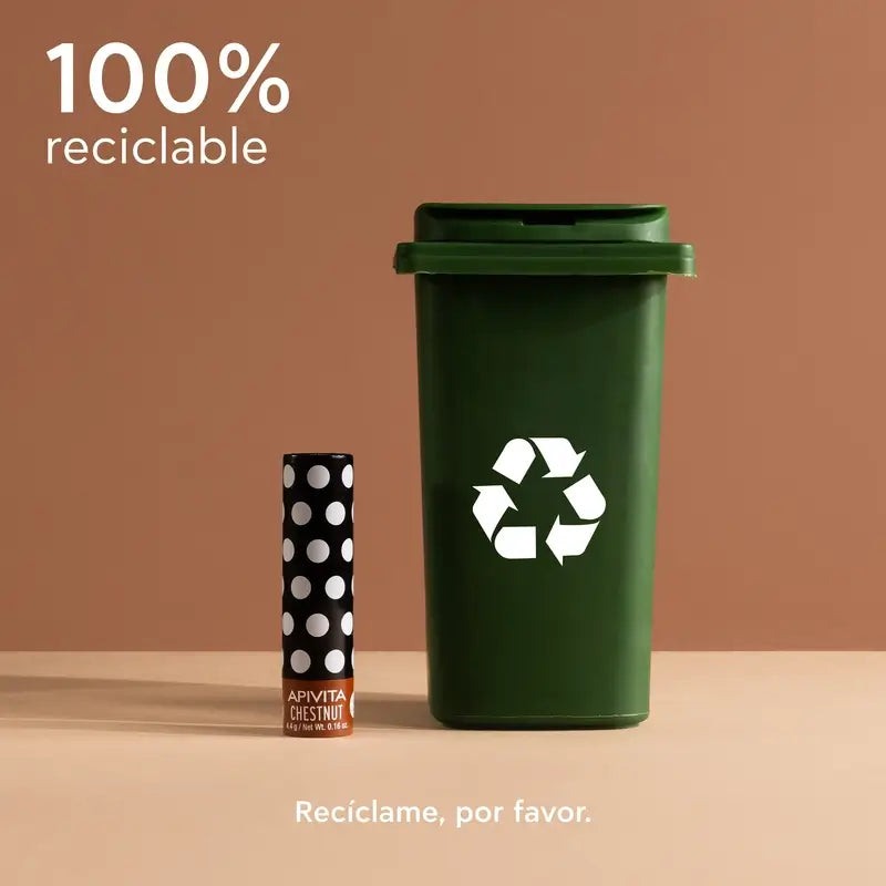 APIVITA Bálsamo labial colorido com castanha 4.4g