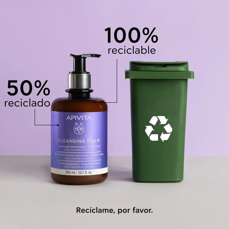 Promoção de Limpeza Facial Apivita - Creme de Limpeza Facial e de Olhos, 300ml