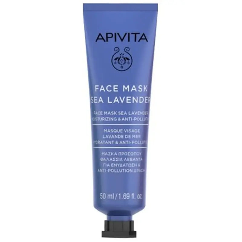 Apivita Mascarilla Facial Hidratante Antipolución Con Lavanda De Mar , 50 ml