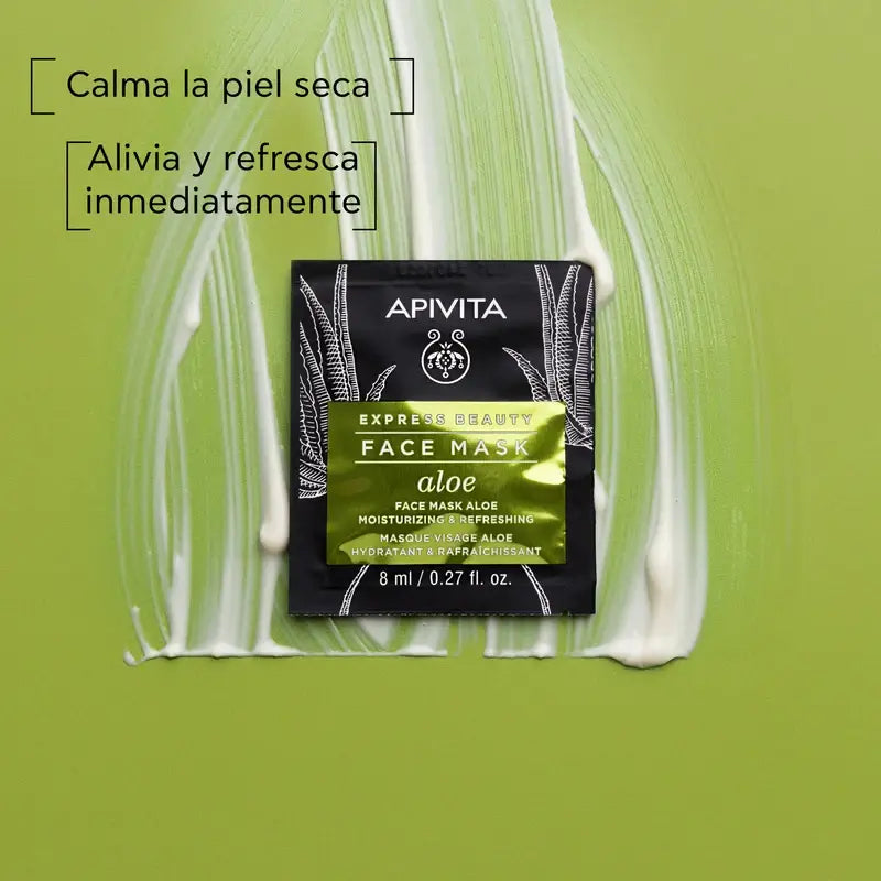 APIVITA Express Beauty Máscara Hidratante com Aloé