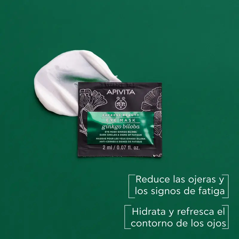 APIVITA Máscara de Contorno de Olhos com Gingko Biloba 2 unidades x 2 ml