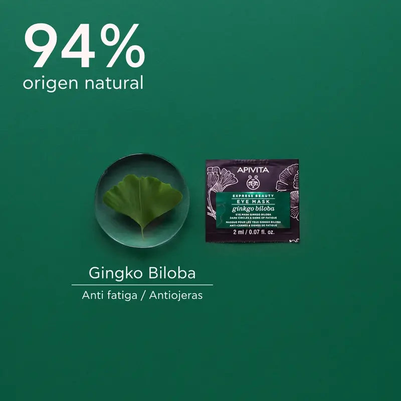 APIVITA Máscara de Contorno de Olhos com Gingko Biloba 2 unidades x 2 ml