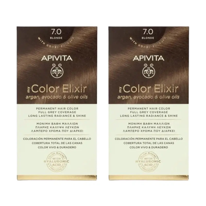 Apivita My Color Elixir N7.0 Duplo, 2 unidades