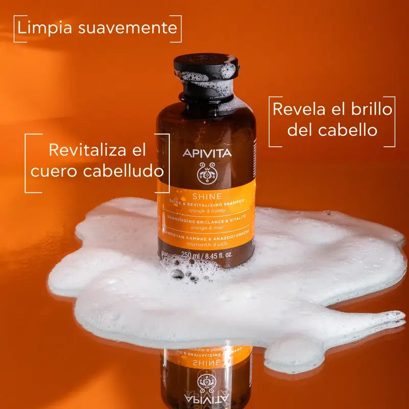 APIVITA Champô Brilho e Vitalidade com Laranja e Mel 250 ml