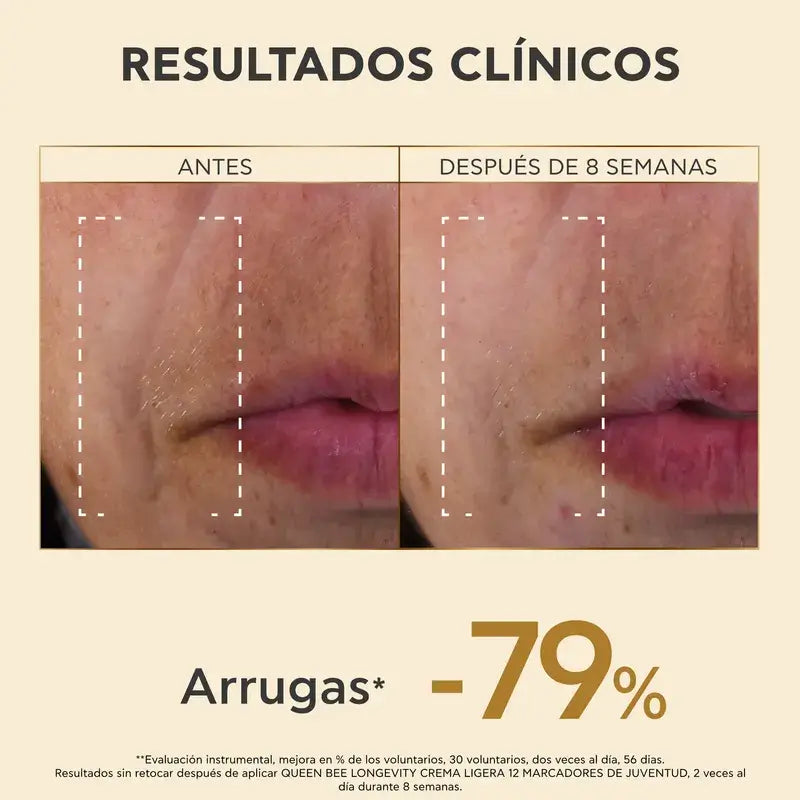Apivita Queen Bee Longevity Light Cream 12 Marcadores de Juventude, 50 ml