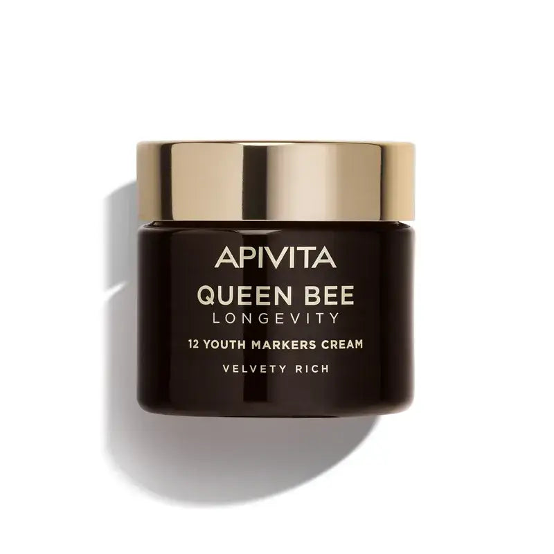 Apivita Queen Bee Longevity Rich Cream 12 Marcadores de Juventude, 50 ml