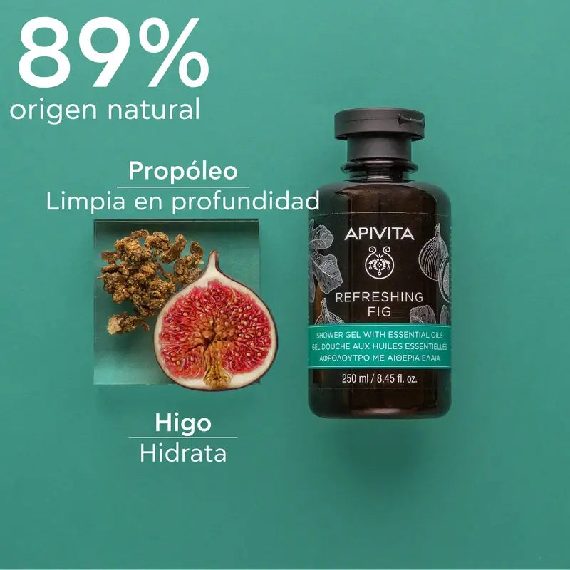 APIVITA Gel de Banho Refrescante de Figo com Figo 250 ml